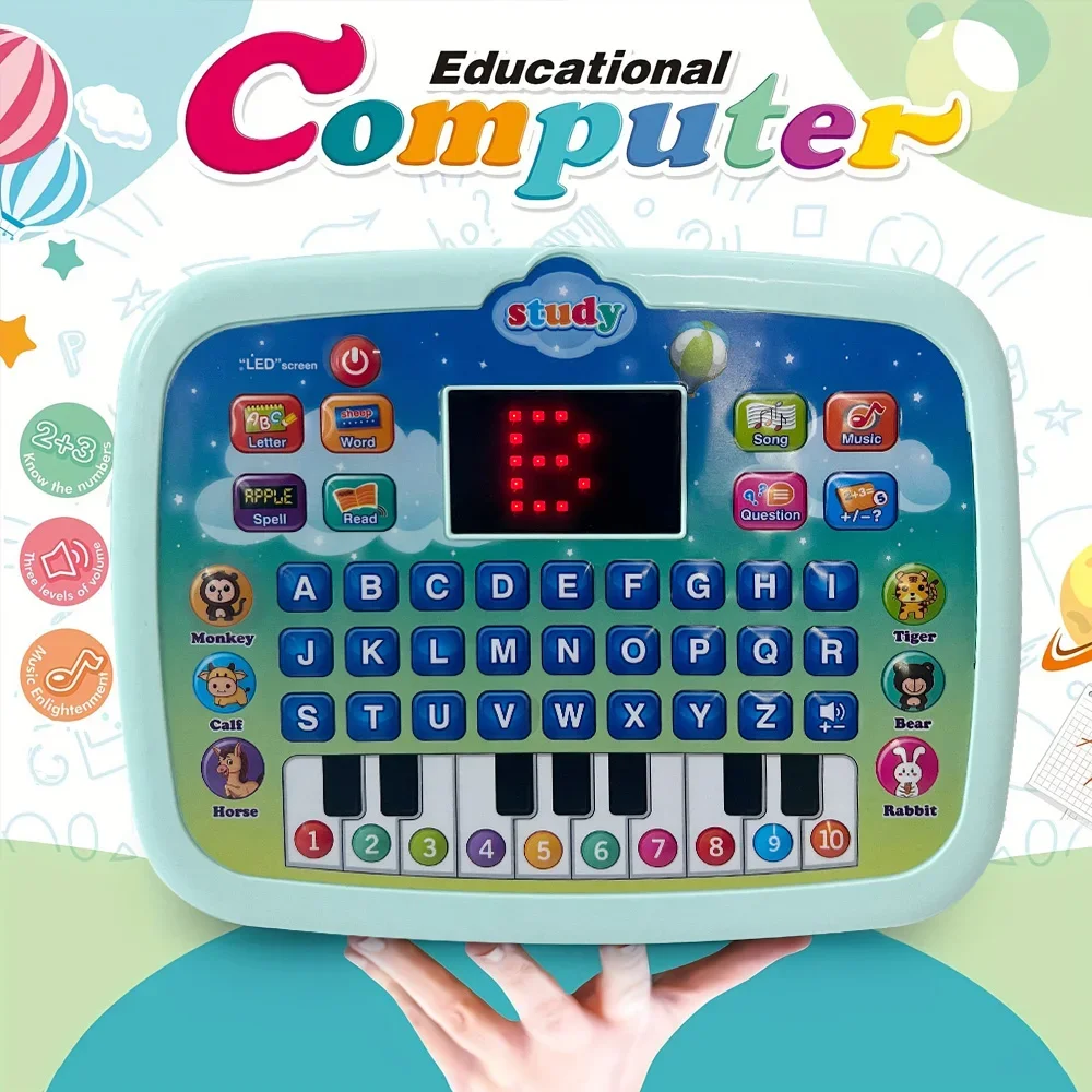 

Educational Learning Machine Toys Children Electronic Study Game Laptop Computer Preschool Language Education Toys For Toddler