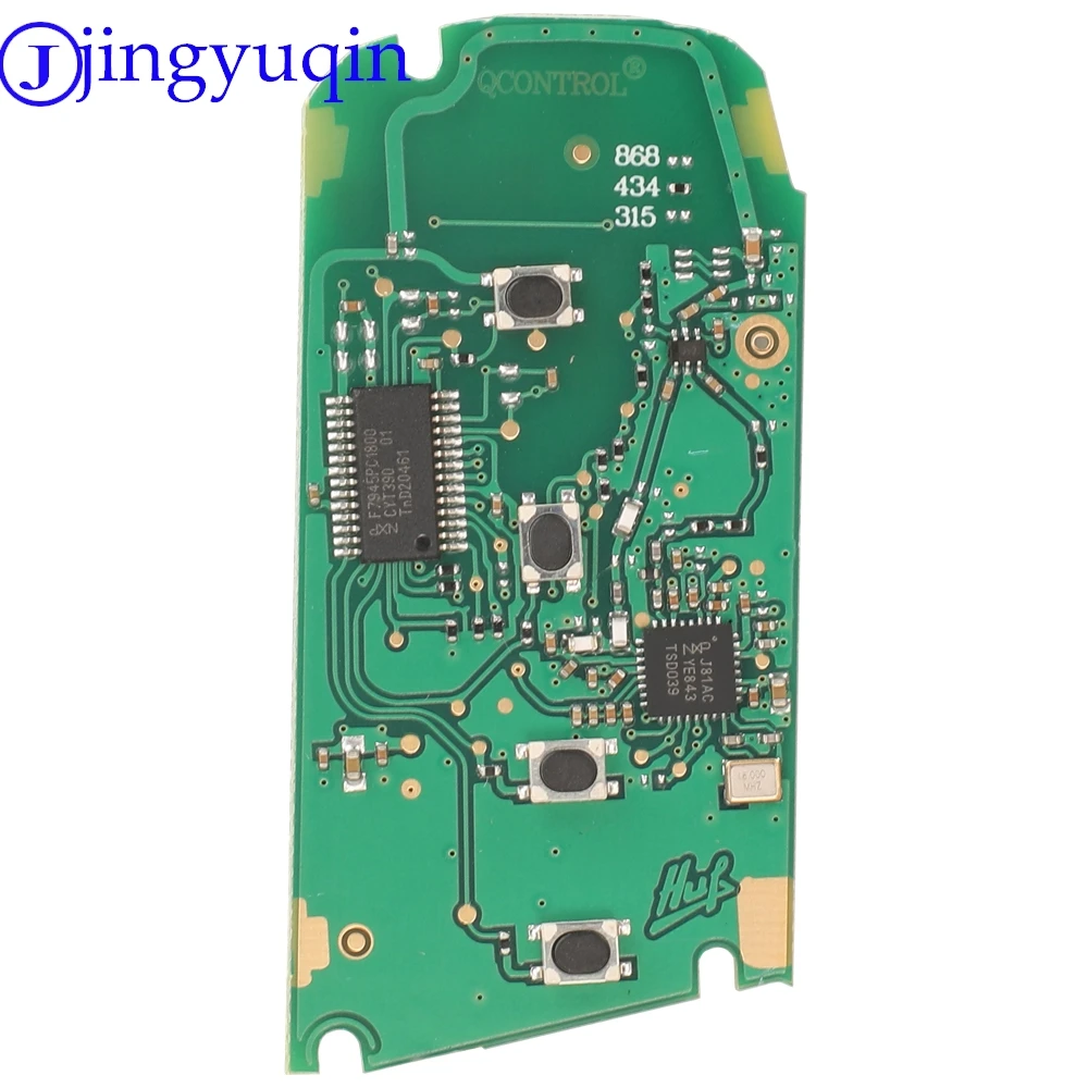 Jingyuqin CAS4 868/315/433mhz مفتاح السيارة الذكي عن بعد لسيارات BMW 1 3 5 7 Series CAS4 نظام إنذار السيارات Vehichle بدون مفتاح KR55WK49863