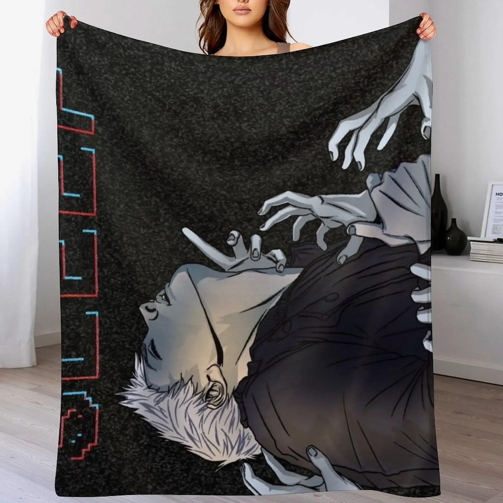 It Feels As If Somebody Was Gripping My Throat Throw Blanket Spring Fall Cozy Throw Blanket for Couch