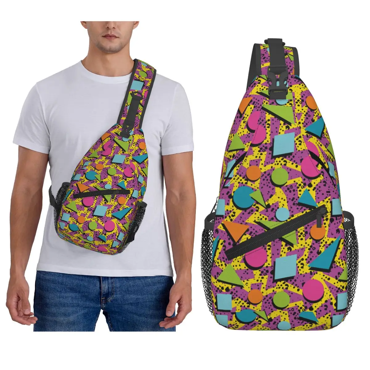 

Ретро 80-х 90-х годов поясная нагрудная сумка мужской слинг рюкзак через плечо нагрудная сумка дорожный походный рюкзак сумка на плечо