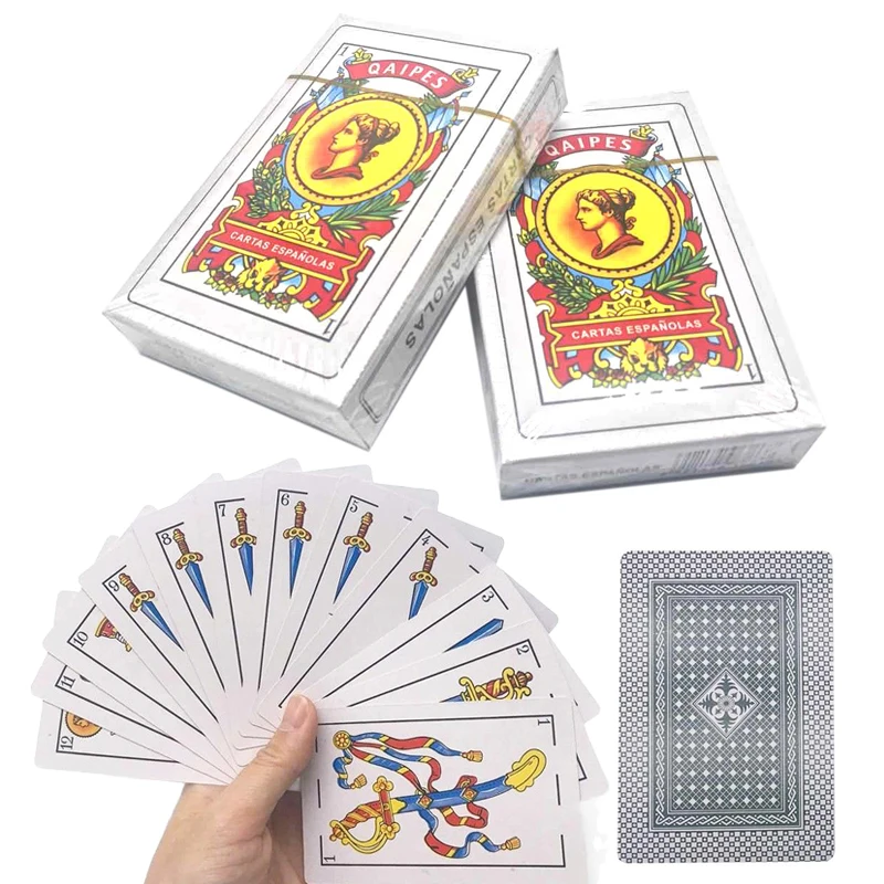 Divertidas Cartas de Juego Españolas, Baralho Truco Tradicional, 50 Cartas, Juego de Mesa Familiar, Diversión, Juego de Cartas, Juego de Mesa para Fiestas Familiares