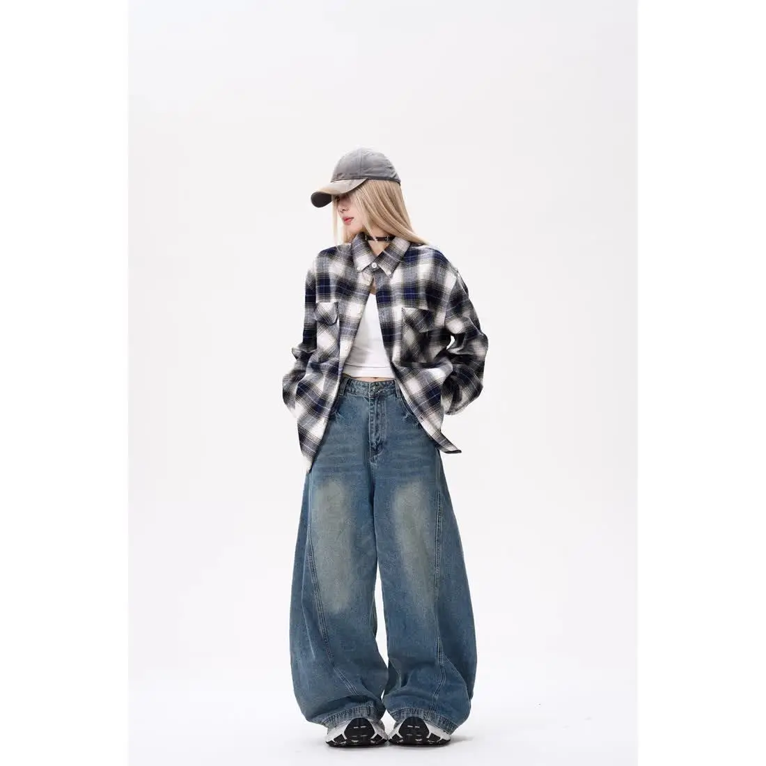 

Брюки Scimitar женские высокого качества в американском стиле летние модальные воздушные негабаритные брюки-карго на открытом воздухе с завязками на широких ножках пряные