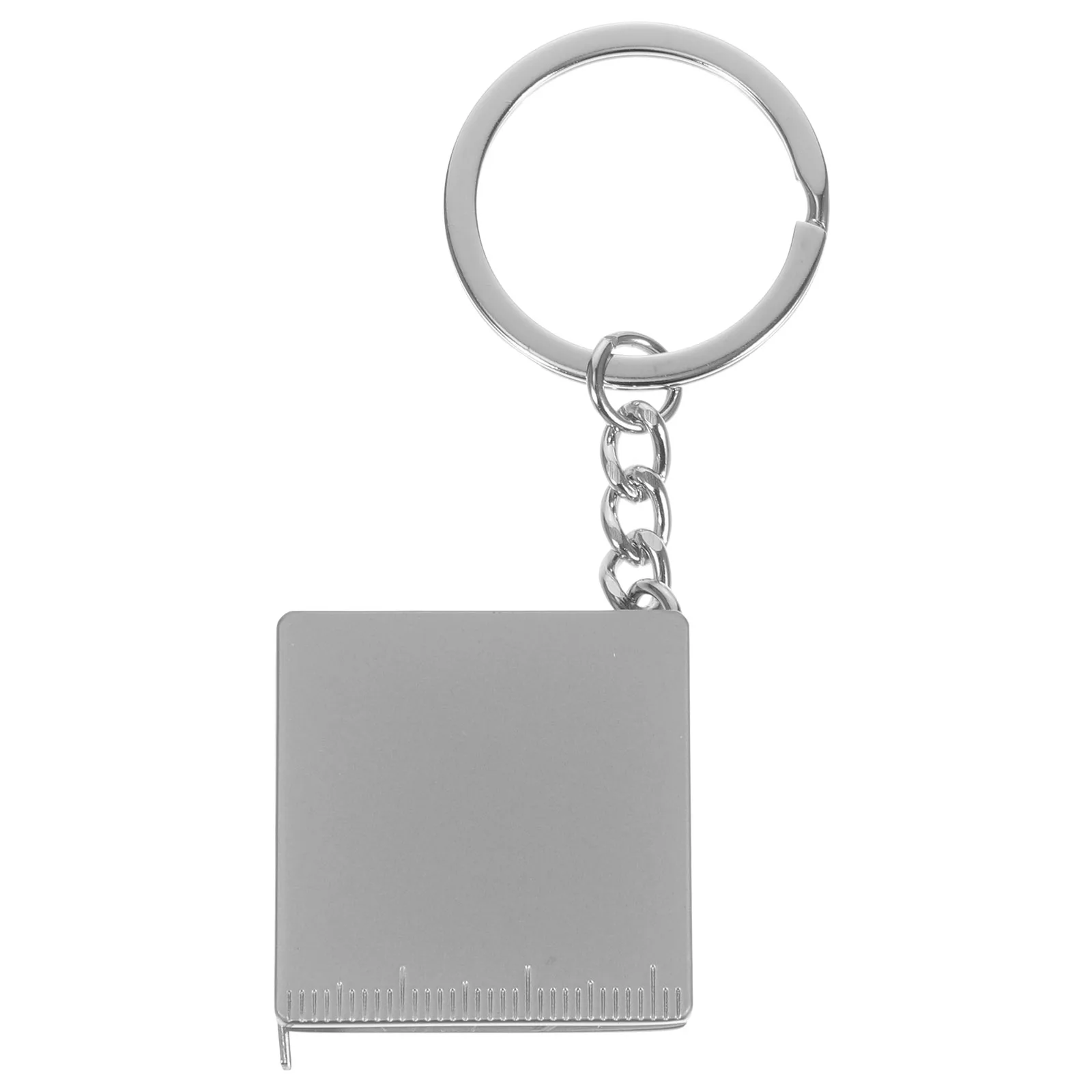 

1M Metal Tape Measure Keychain Mini Retractable Measuring Tool Portable Slide Lock For Home Outdoor Use Instrument Accessories