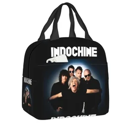 Indochine Lunch Bag for Outdoor French Rock Singer Reusable Picnic Thermal Cooler Insulated Lunch Box Women Tote Container