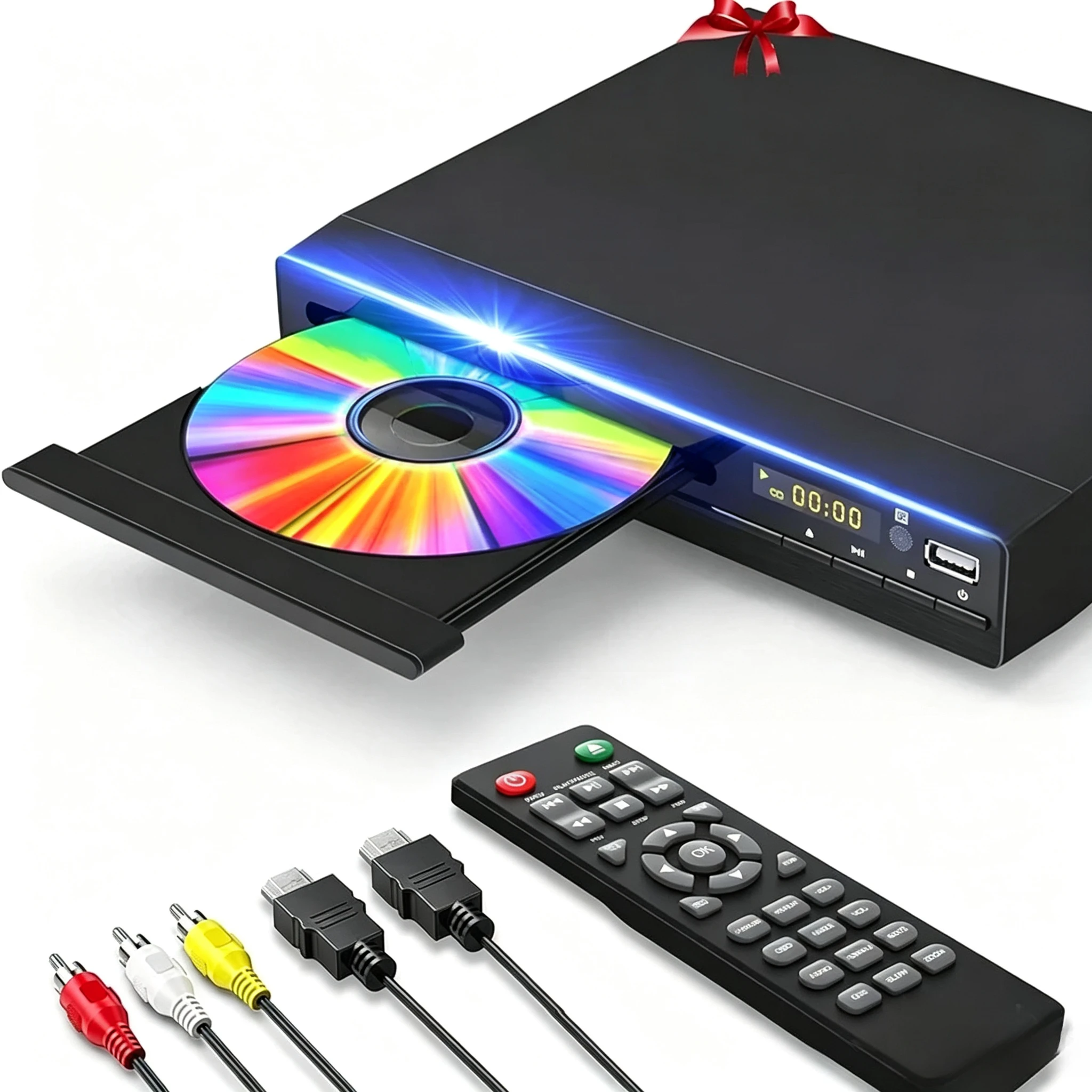 Multi Region Full HD 1080P Home DVD Player Digital Multimedia Disc Player Support DVD EVD CD MP3 for Home Theatre System