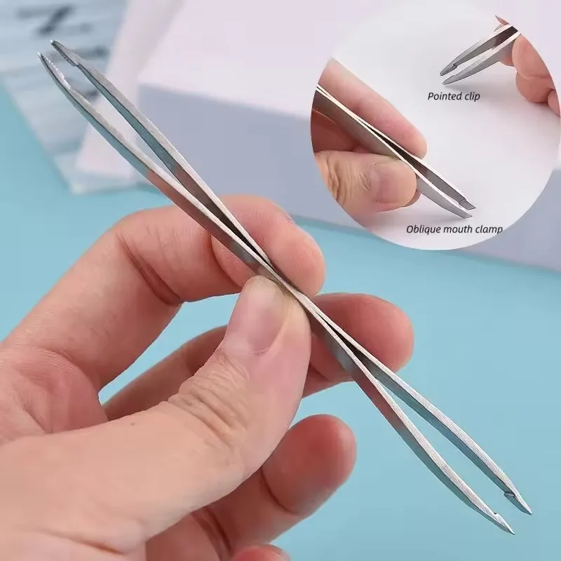 New 1Set Tick Removal Tool Professional Tick Removal Tweezers Used for Removing Human and Pet Lice Clamps Flea and Tick Removal view 6