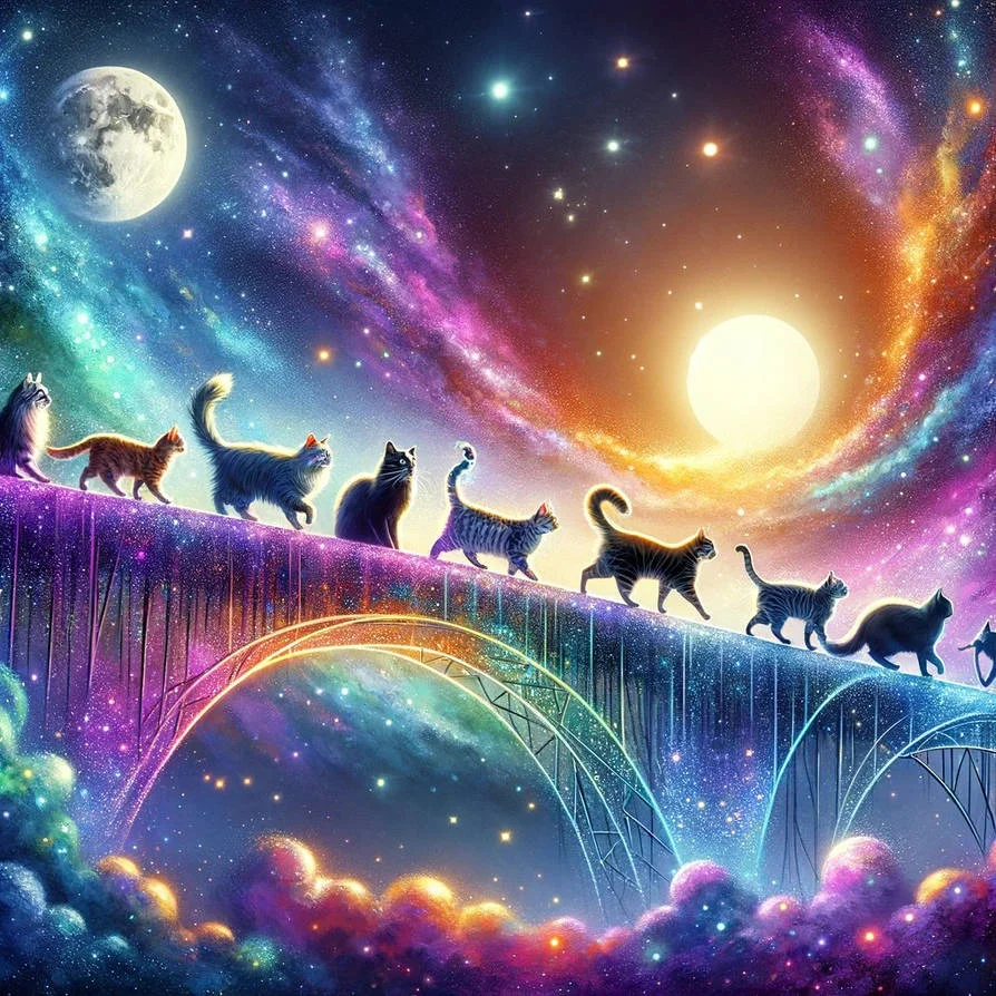 

Sunature AB Diamond Painting Art Full Square Round Drills Dream Cat Diamond Painting Kits (5-10 AB Colors)