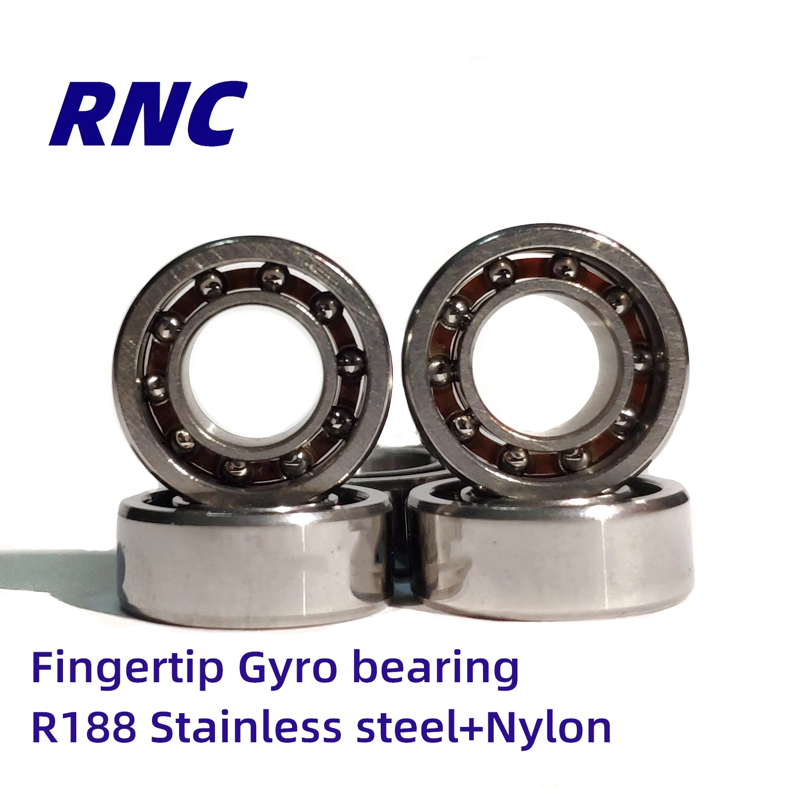 【RNC】Fingertip Gyro stainless steel+Nylon silent bearing R188 6.35 * 12.7 * 4.763mm