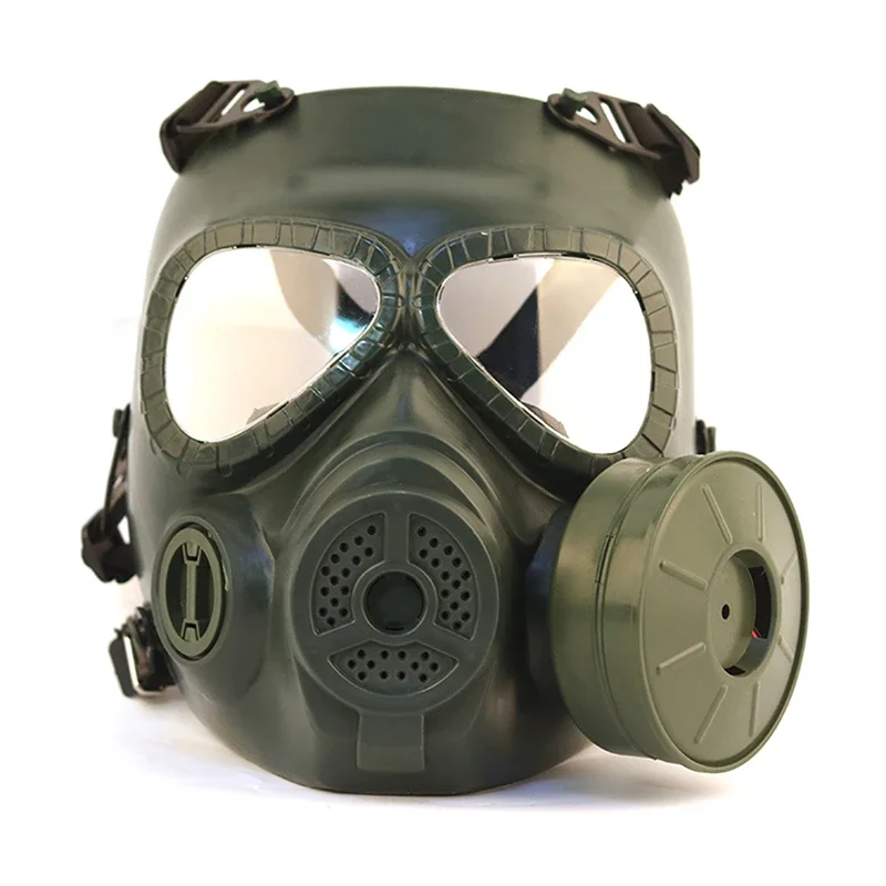 Máscara gas táctica M04 facial ventilada para Airsoft Paintball