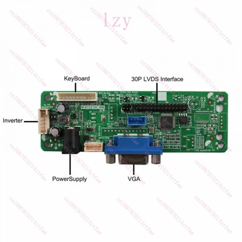 95% جديد 10.4 "640X480 LQ104V1LG92 TFT شاشة LCD ولوحة تحكم VGA RT2270C-806