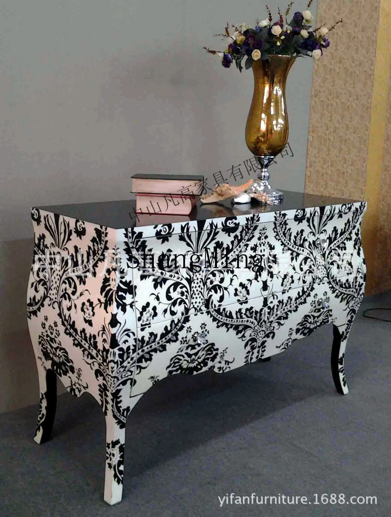 

CL painted entrance dining side cabinet TV cabinet New Chinese style postmodern New Chinese style furniture