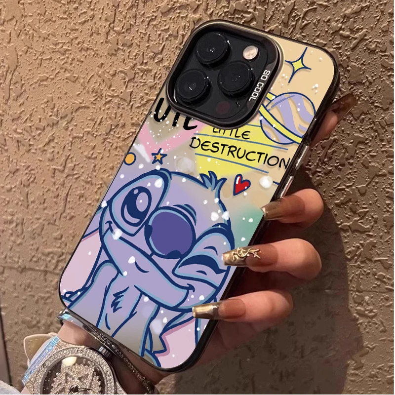 인기 만화 러블리 스티치 Y2K 삼성 갤럭시 S25 S24 S23 FE 울트라 엣지 플러스 4G 5G 낙하 방지 무광 백 커버 폰 케이스