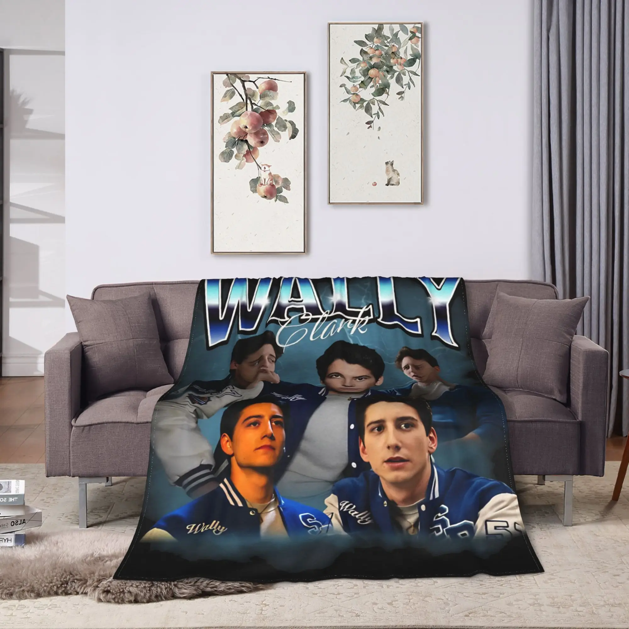 Y2K Wally Clark School Spirits Warm Soft Blanket  Children Plush Throw Blanket Couch Chair Flannel Bedspread Sofa Bed Cover