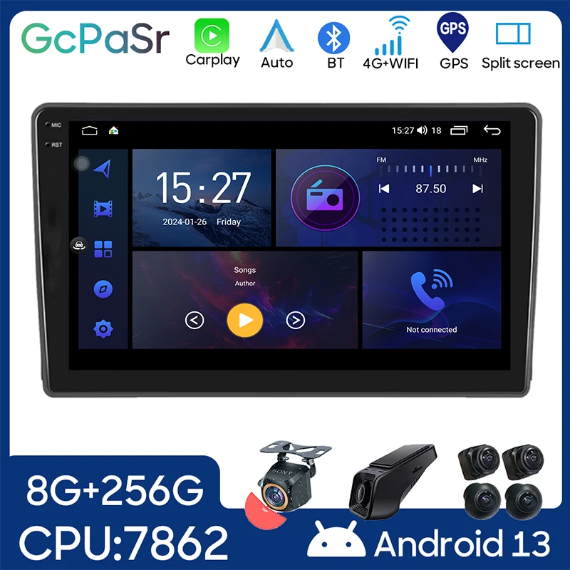 

Car Android Radio For Ford Transit 2009 - 2016 For Ford Focus 2005 - 2008 Auto Smart Multimedia Player GPS Navigation Carplay BT