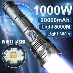 High Power Led Flashlight Super Bright Long Range Torch Rechargeable Ultra Powerful Outdoor Tactical Hand Lamp Camping Lantern