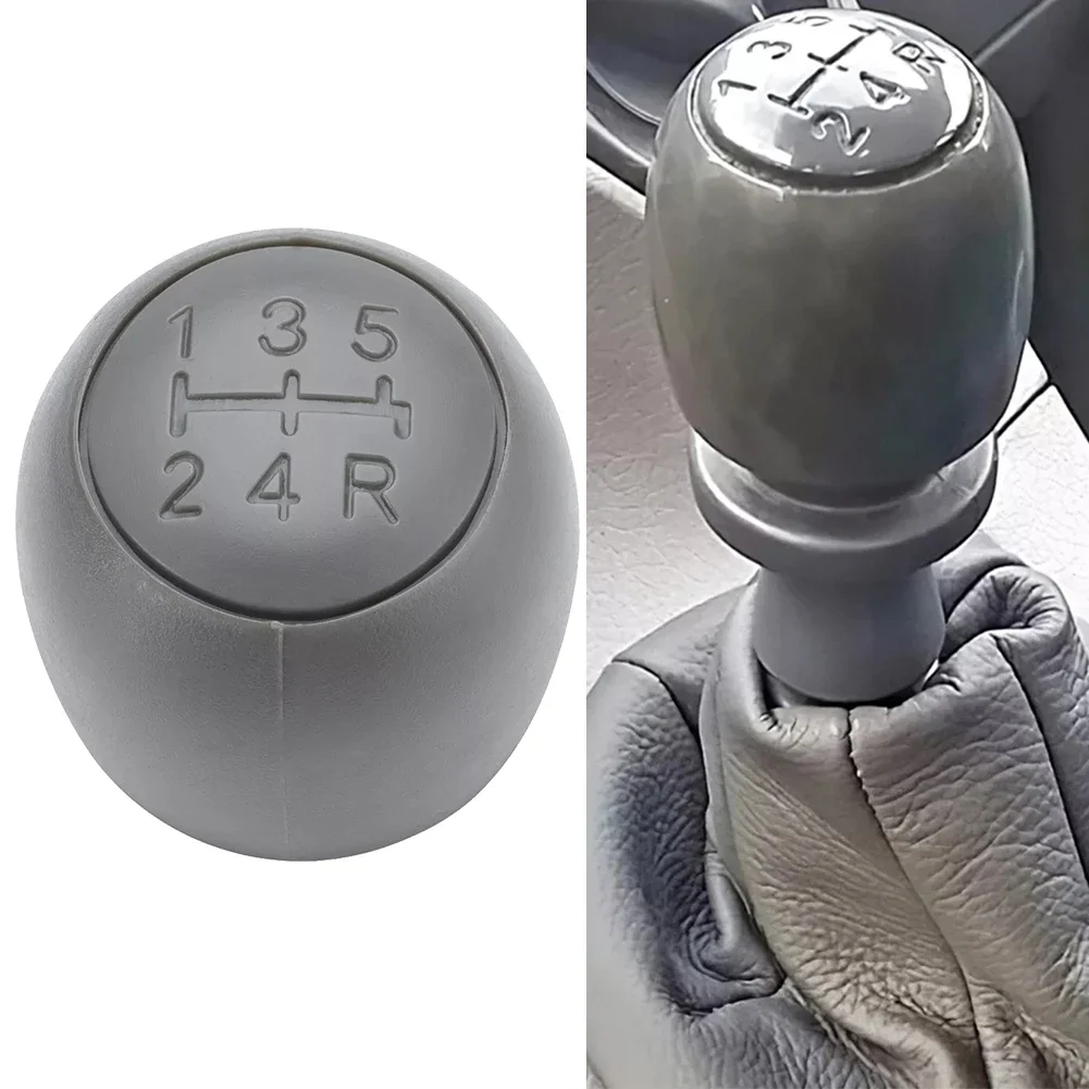 Complete Set Car Interior Gear Head 5 Speed Shift Knob Stylish Design Durability High Quality Plastic Material