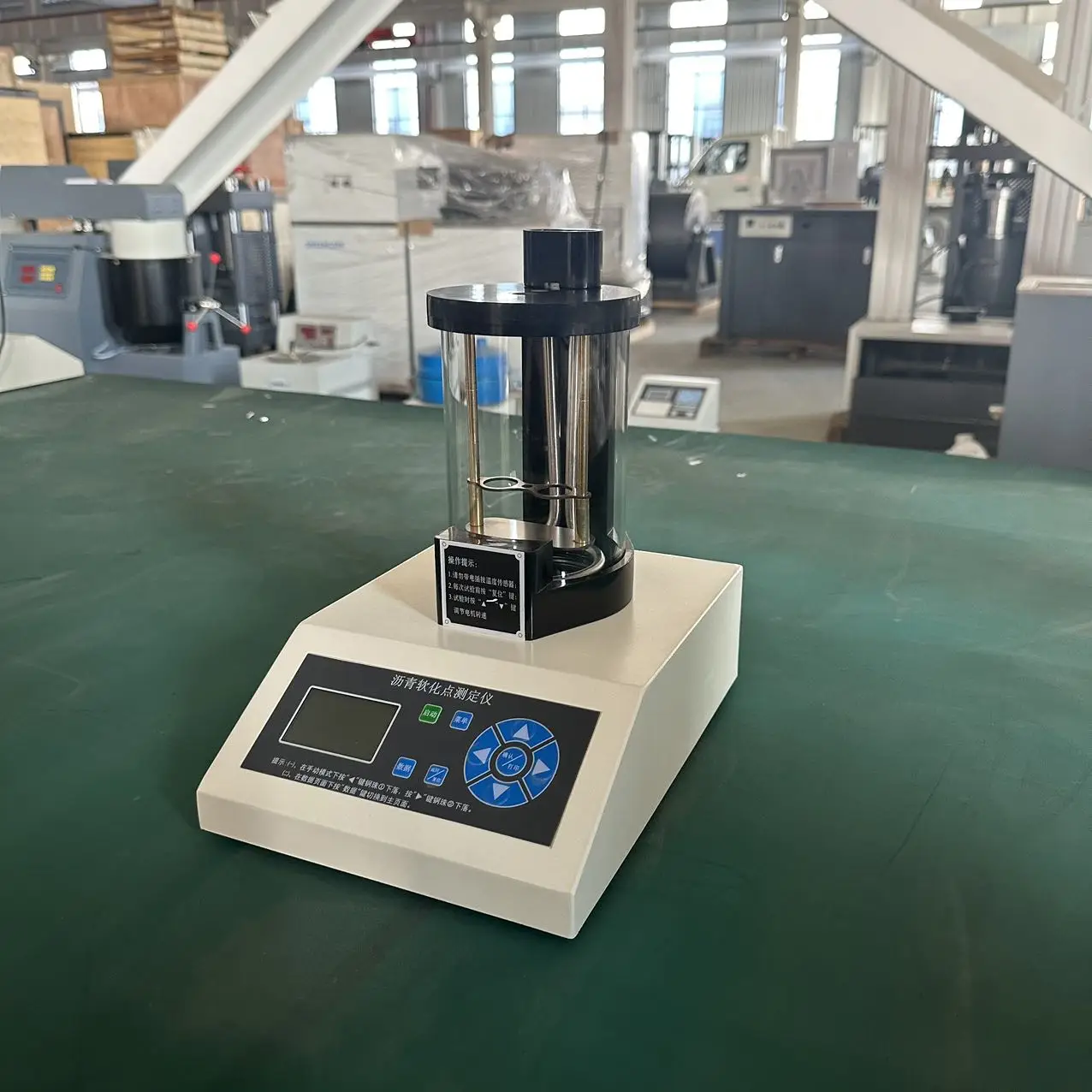 Digital Bitumen Softening Point Tester Asphalt Ring Ball Apparatus Paint Scratch Tester Industrial Machine 1 Year Warranty