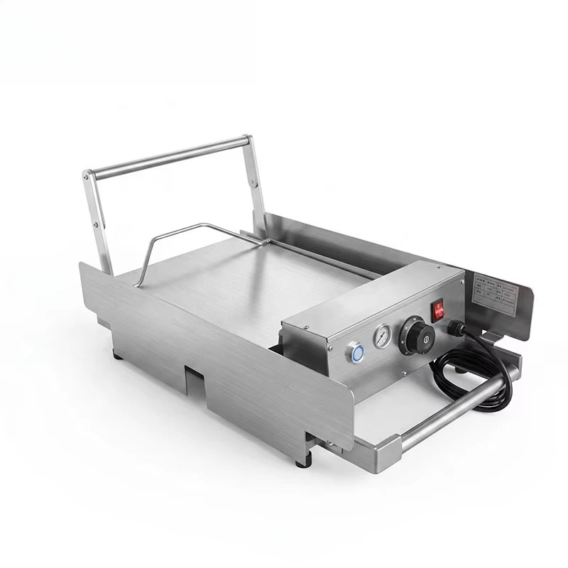 Commercial fast food restaurant hamburger bread toaster heavy duty electric hamburger heater double sided bread caramelizer