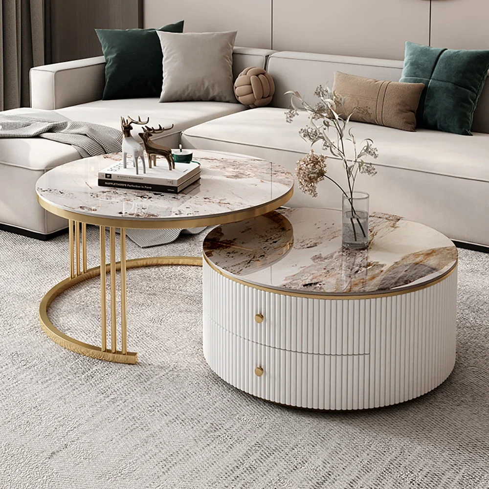 -hhTrendy Modern Coffee Table Luxury Nordic Simple Elegant Contemporary Style Mesa Centro Living Room Furniture*