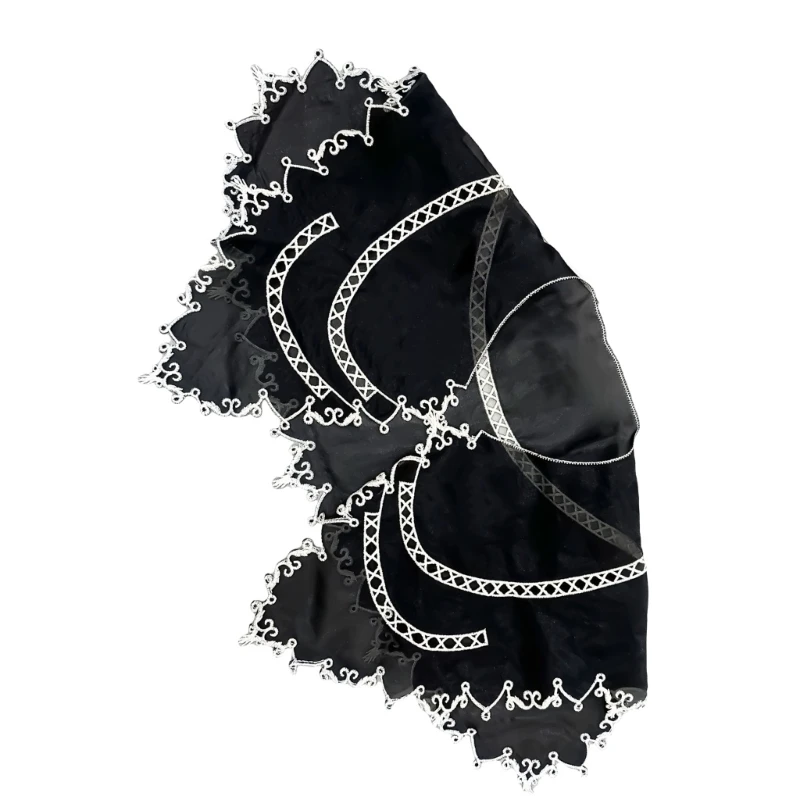 False Elaborate Shawl Collar Elegant Sweet False Collar Detachable for Lady Delicate Embroidered Collar