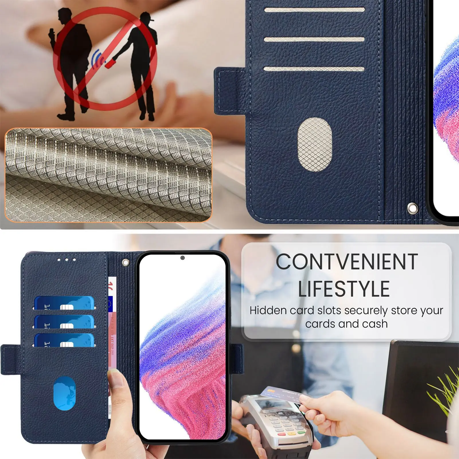 حافظة لهاتف موتورولا موتو جي 2022 2023 2024 2025 2026 موتو إيدج 2022 2024