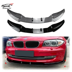 Kit de carrocería de ABS para coche, difusor de Spoiler de parachoques delantero para BMW Serie 1, E81, E82, E87, E88, LCI, 3x2005 a 2011