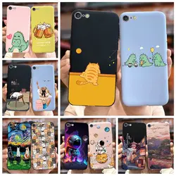 For iPhone 7 8 Plus Case Cute Fashion Cartoon Cover Soft Silicone Phone Case For iPhone 7 Plus iPhone7 iPhone8 Back Cover Bumper