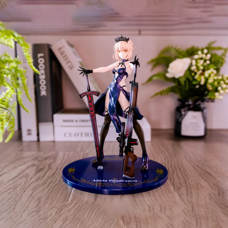 

Сексуальная фигура Artoria BANDAI Fate Grand Order, модель сабля, платье, оригинальные периферийные украшения в стиле аниме, подарок на день рождения