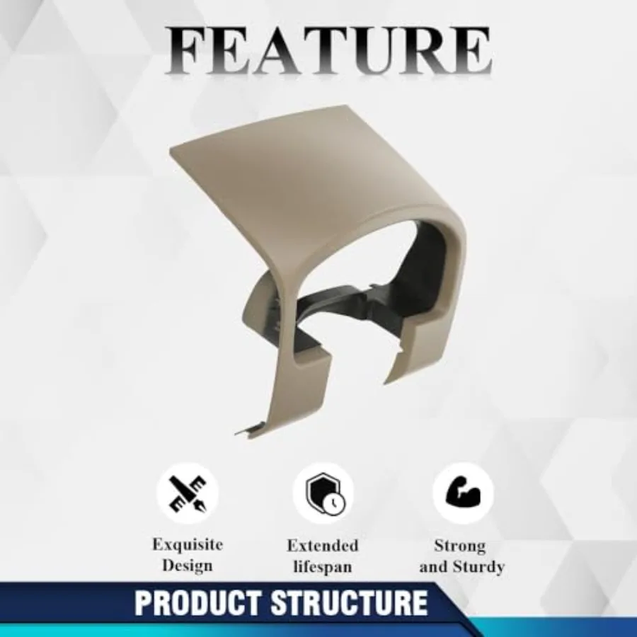 PIT66 Instrument Cluster Dash Bezel Trim Compatible with Ford F150 2004-2008 Fit for Lariat Models Beige