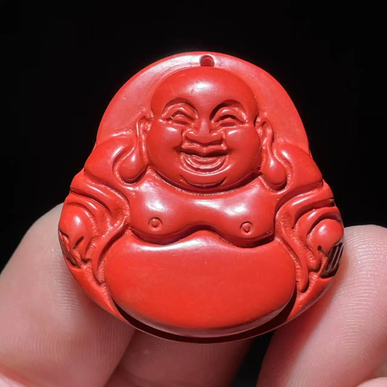 

Киноварь, кулон, Будда, украшения, красный камень, императорский песок, высокое содержание киновари, аксессуары для дома