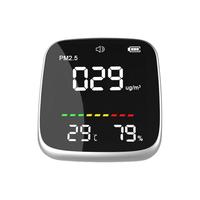 Air Tester for Home Portable Air Quality Meter with Warning Function PM2.5 Temperature and Humidity Measurement Tool Real-Time