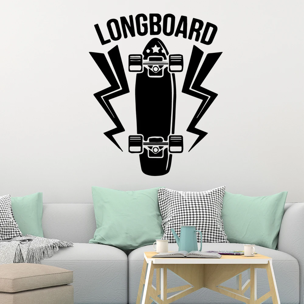 

Skateboard Wall Art Decal Wall Stickers Pvc Material For Kids Rooms Home Decor Wall Art Sticker Murals