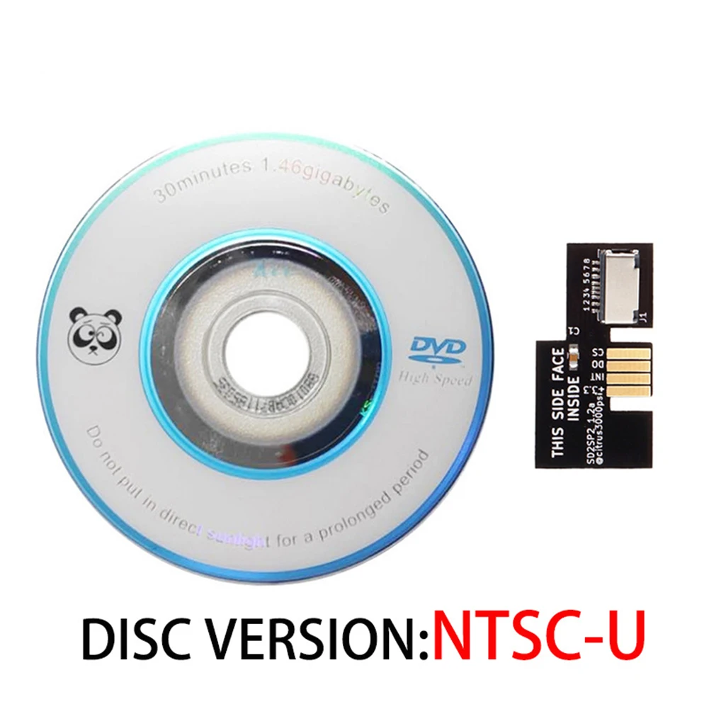 SD2SP2 アダプター TF カードリーダー交換 + ブートディスクミニ DVD NTSC-U/NTSC-J/PAL ゲームアクセサリー用