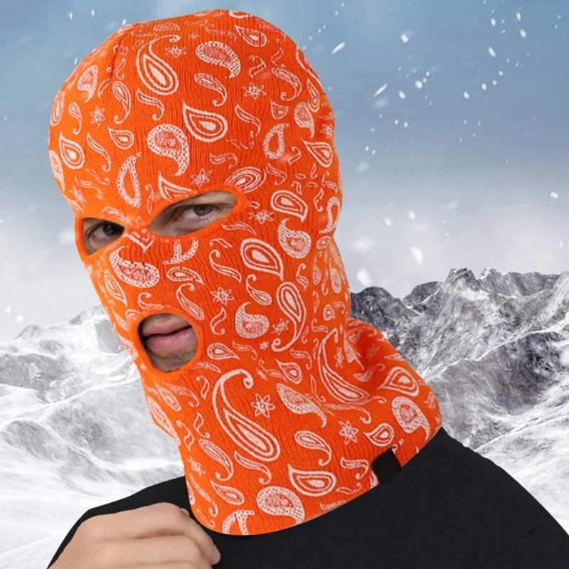 Neck Guard Balaclava Three-hole Ski Mask Tacticals Mask Full Face Mask Winter Hat Party Mask Special Gifts for Adult