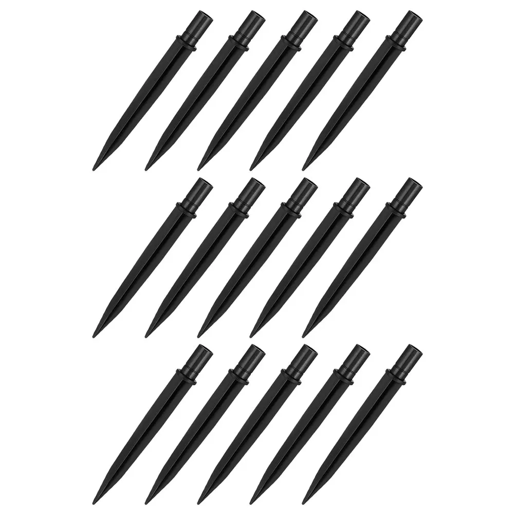 

15 Pcs Garden Path Light Stakes Plastic Reinforced Ground Patio Replacement Spikes Solar Lights