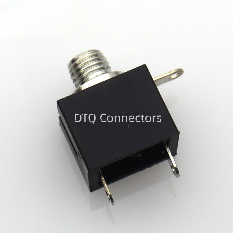 5/10 Uds. Conector de auriculares de 2,5 MM PJ-201M 3 pines DIP Mono canal Audio hembra conector de montaje en Panel PCB adaptador de auriculares