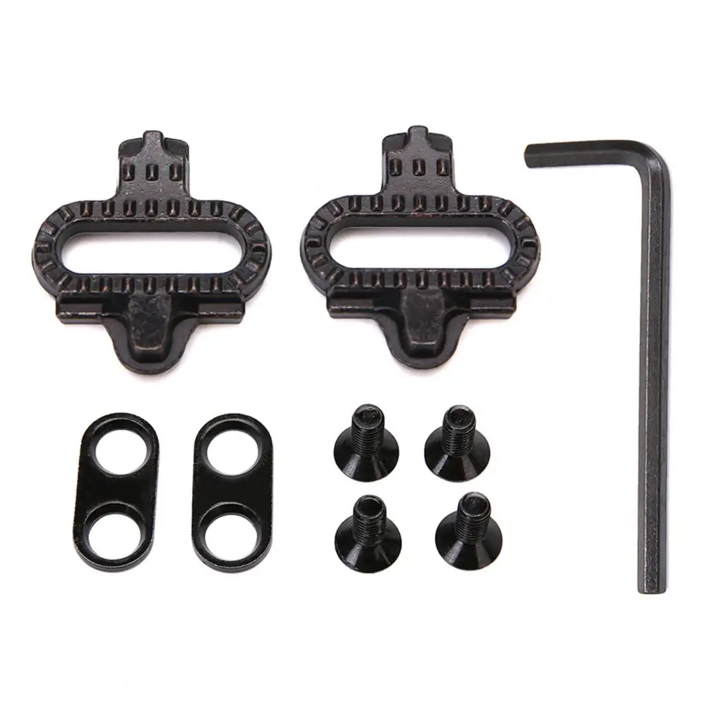 ملحقات أحذية ركوب الدراجات مجموعة أحذية ركوب الدراجات مع مفتاح ربط سداسي لدراجات الطرق الجبلية MTB دواسة ذاتية القفل #4