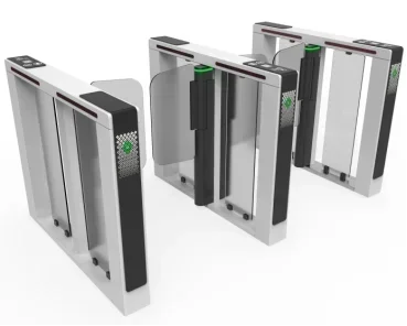 Quick Pass Door WB-SG26 Stainless Steel RFID smart speed gate turnstile qr code swing barrier for pedestrian access control