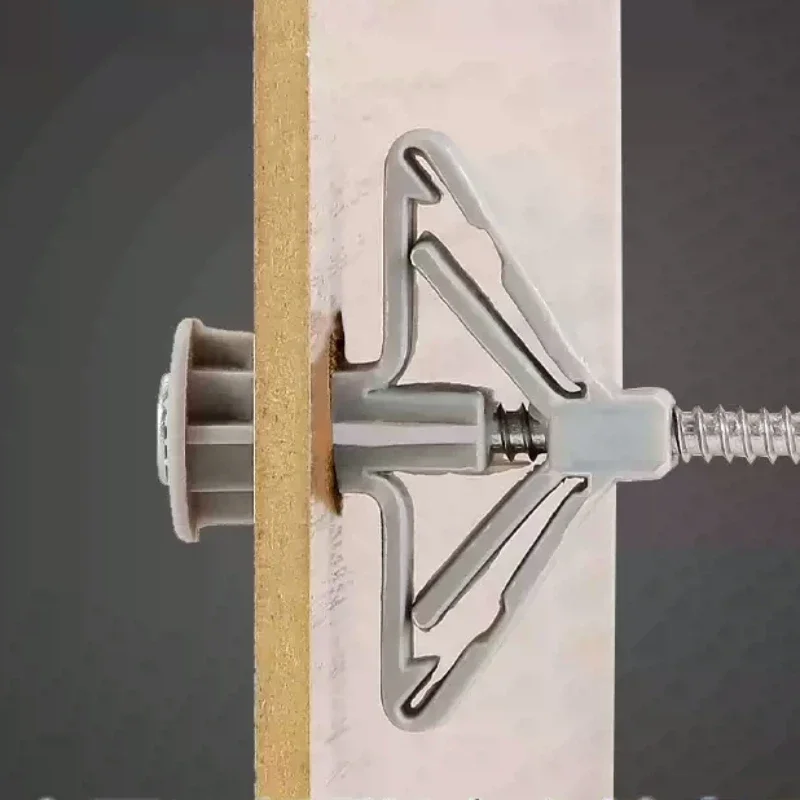 Plane Expansion Pipe Drywall Expansion Plug Butterfly Hollow Wall Expansion Screws+304 Countersunk Head Screws