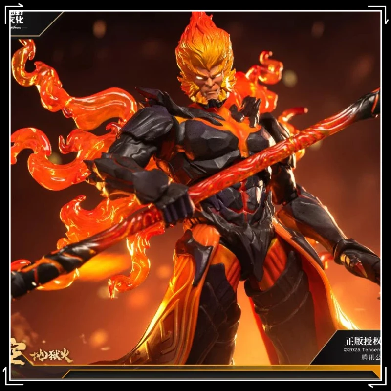 

Fondjoy 1/9 Honor Of Kings Sun Wukong'S Hellfire Movable Official Peripheral Finished Product Module Figure Festival Gift