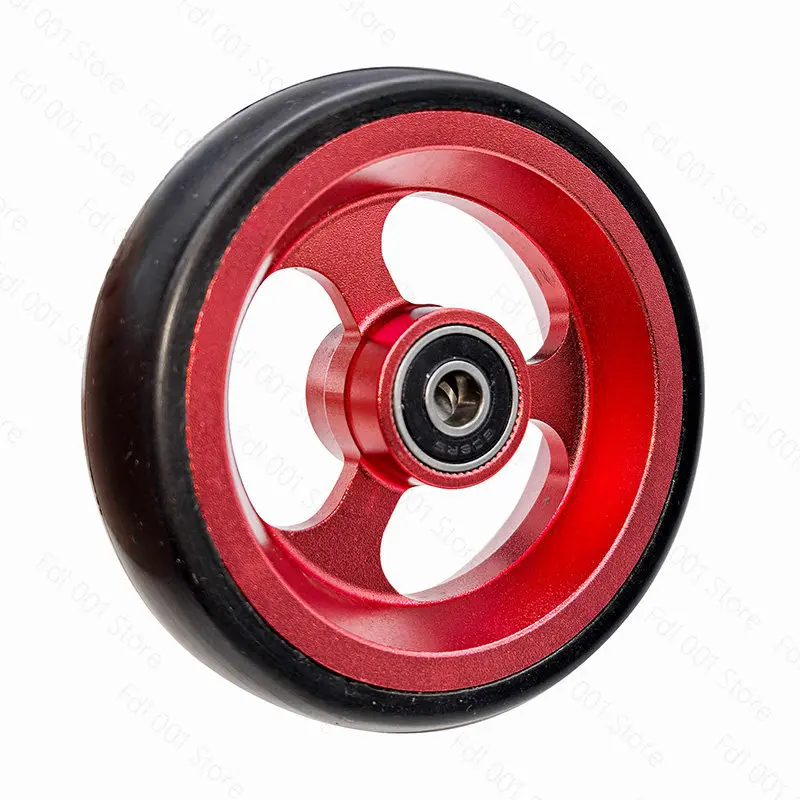 2PC Sports Wheelchair Aluminum Alloy 4 Inch Front Wheel Casters High Speed Wear-resistant Wheelchair Accessories