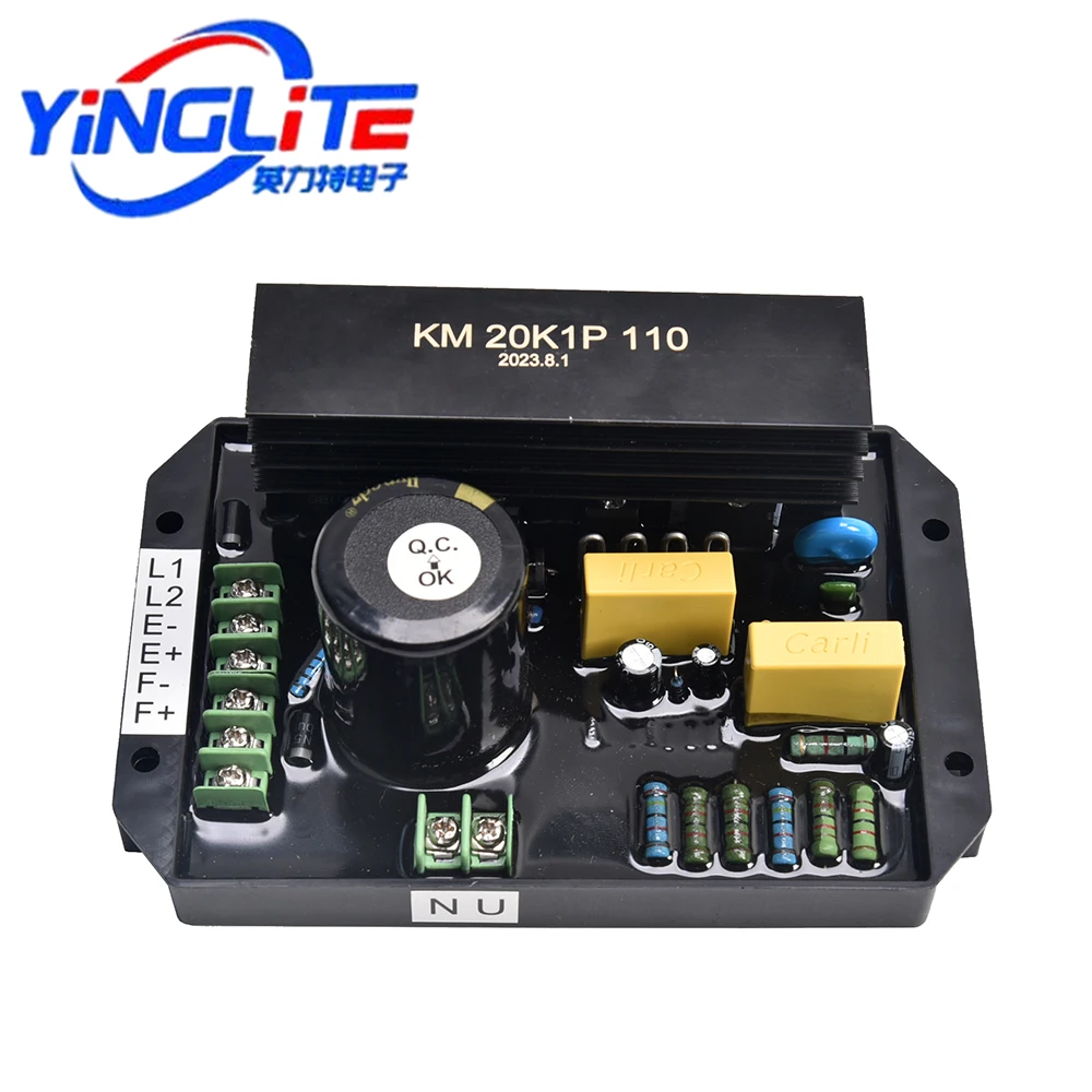 

KM20K3P380 KM20K1P 110V 220V Automatic Regulator AVR Gasoline Generator KGE10E3 KGE12E3 Automatic Voltage Regulator