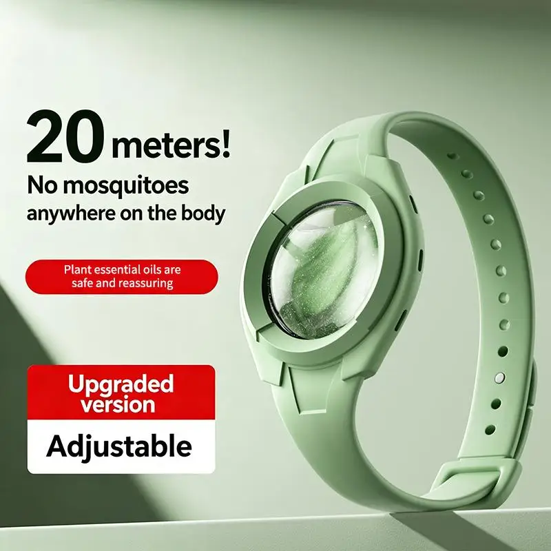 New Powerful Mosquito Repellent Bracelet 20M Protection Zone Anti-Bug Wristband Portable Car Clip-On For Adults Kids Outdoor