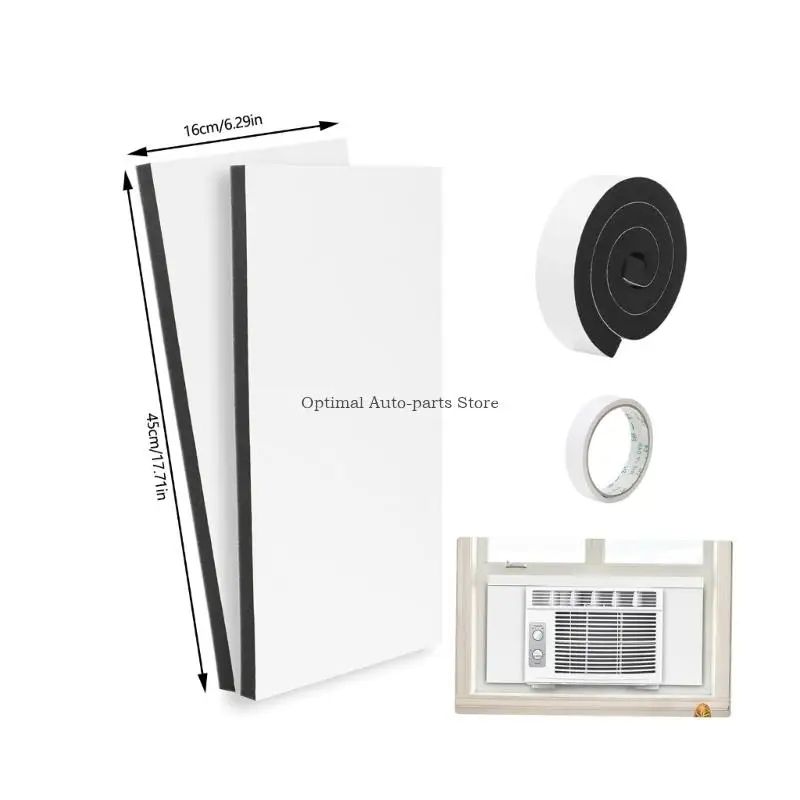 

Energy Efficient Fiber Seal Collection For 5000 22000 BTU Window Cooling Units Comes With 2 Panels And Barrier Strips
