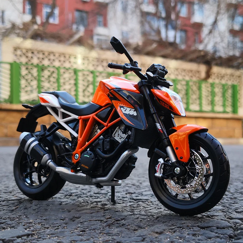 Maisto 1/12 KTM 1290 Super Duke R Heavy Locomoti Simulation Alloy Motorcycle Model Shock Absorbers Collection Toy Car Gift