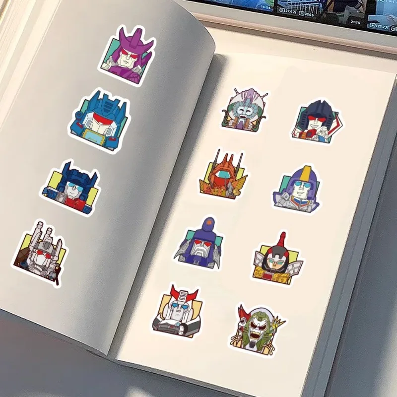 100pcs 변압기 Autobot 스티커 스케이트 보드 노트북 수하물 자전거 오토바이 자동차 크리 에이 티브 DIY 방수 스티커 데칼 완구