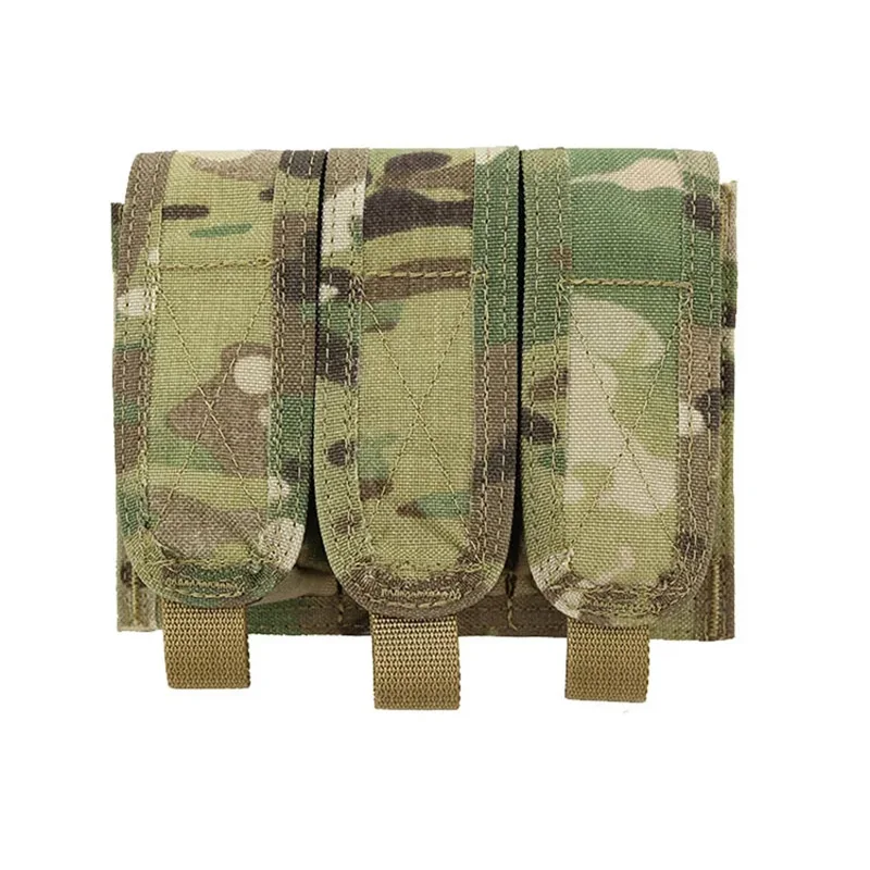 Tactical Vest MOLLE Accessory Pouch Outdoor Triple Compartment Tool Storage Bag