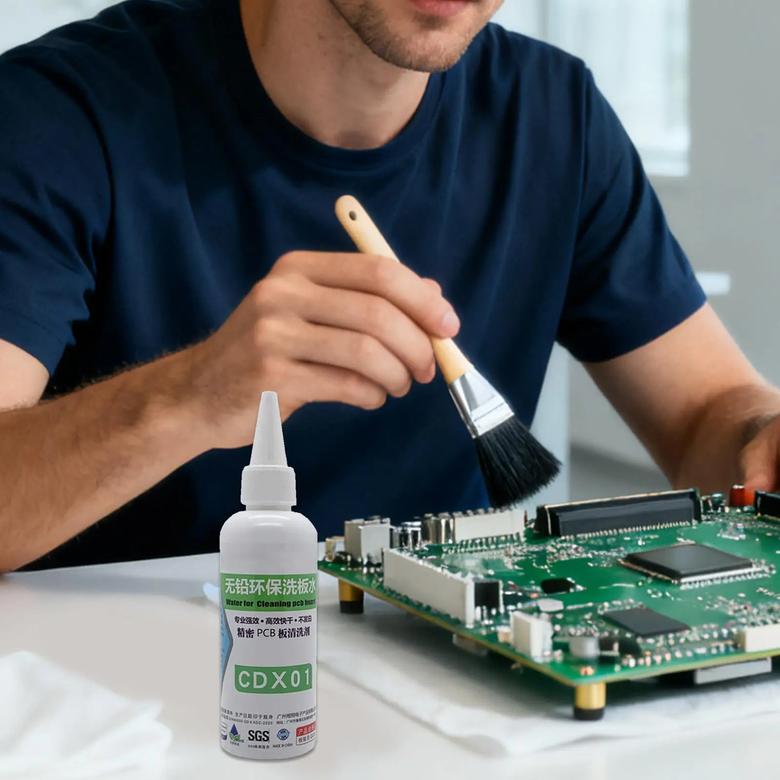 100ml /250ML PCB Motherboard Cleaner Liquid Precise Quick Dry Powerful Electronics Cleaning Agent for Computer Phone Appliances