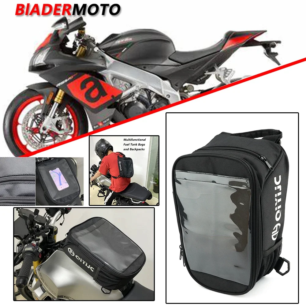 Fuel Tank Bag For Aprilia SHIVER 750/900 ABS SHIVERGT750 ETV1000 Motorcycle Oil Fuel Tank Bag Waterproof Racing Package Bags