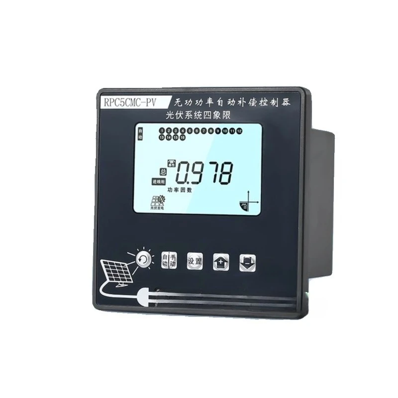 

Power-free forward and reverse automatic reactive power compensation controller for photovoltaic grid-connected transformation